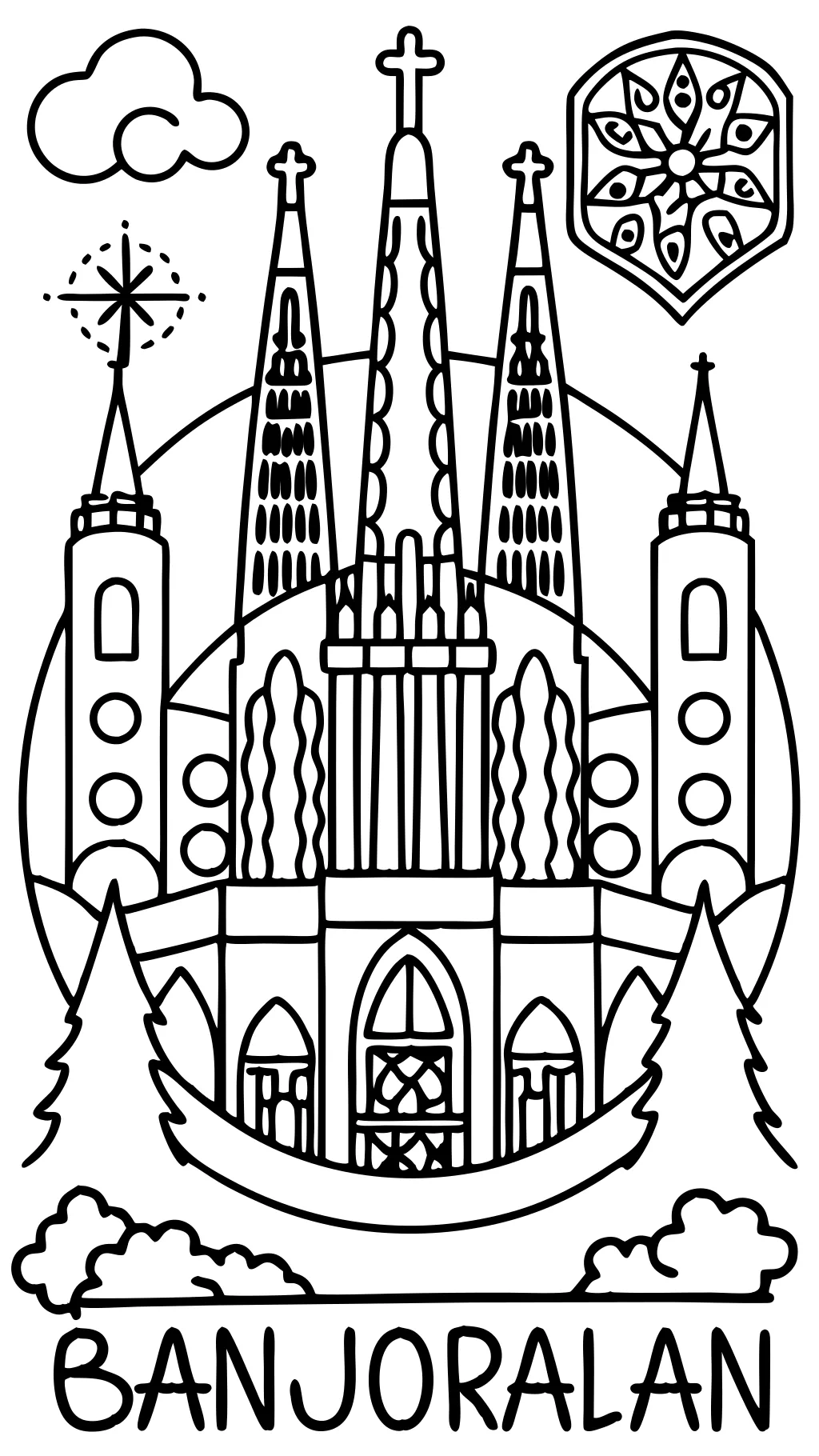 barcelona coloring pages